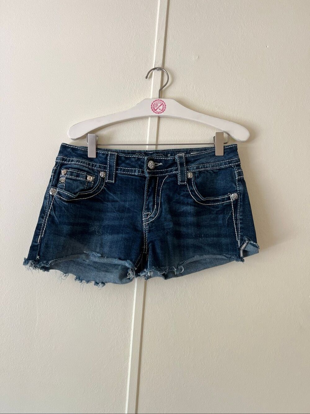 Miss Me Size 28 Mid Jean Shorts Womans